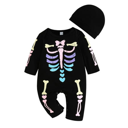 

WUXIAN Toddler Girls Winter Long Sleeve Jumpsuit Fashion Cute Print Outwear With Hat Children Clothes Infants Baby Cozy Dailywear