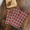 thumbnail image 5 of Cute Oven Mitts,Red and Green Christmas Plaid Pattern Oven Mitt 2-Pack Set,Kitchen Gloves for Oven,Heat Resistant Oven Mitts 7.7"x12", 5 of 7