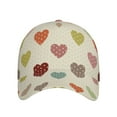 thumbnail image 2 of Balery Heart Polka Dot Baseball Cap For Women Men,Adjustable Size For Running Workouts And Outdoor Activities All Seasons, 2 of 9