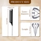 thumbnail image 2 of 10 Piezas Anillo de Metal para Separar el Cabello Herramientas para Separar y Recoger el Cabello Dedo de Uñas Retro con Peine de Acero Peine de Peinado Puntiagudo para Cosplay de Halloween, 2 of 5