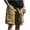 Brown, variant on hotojiny Men's Cargo Shorts Casual Elastic Waist Wide Leg Shorts Big Tall Quick-Dry Drawstring Classic Workout Shorts with Pockets