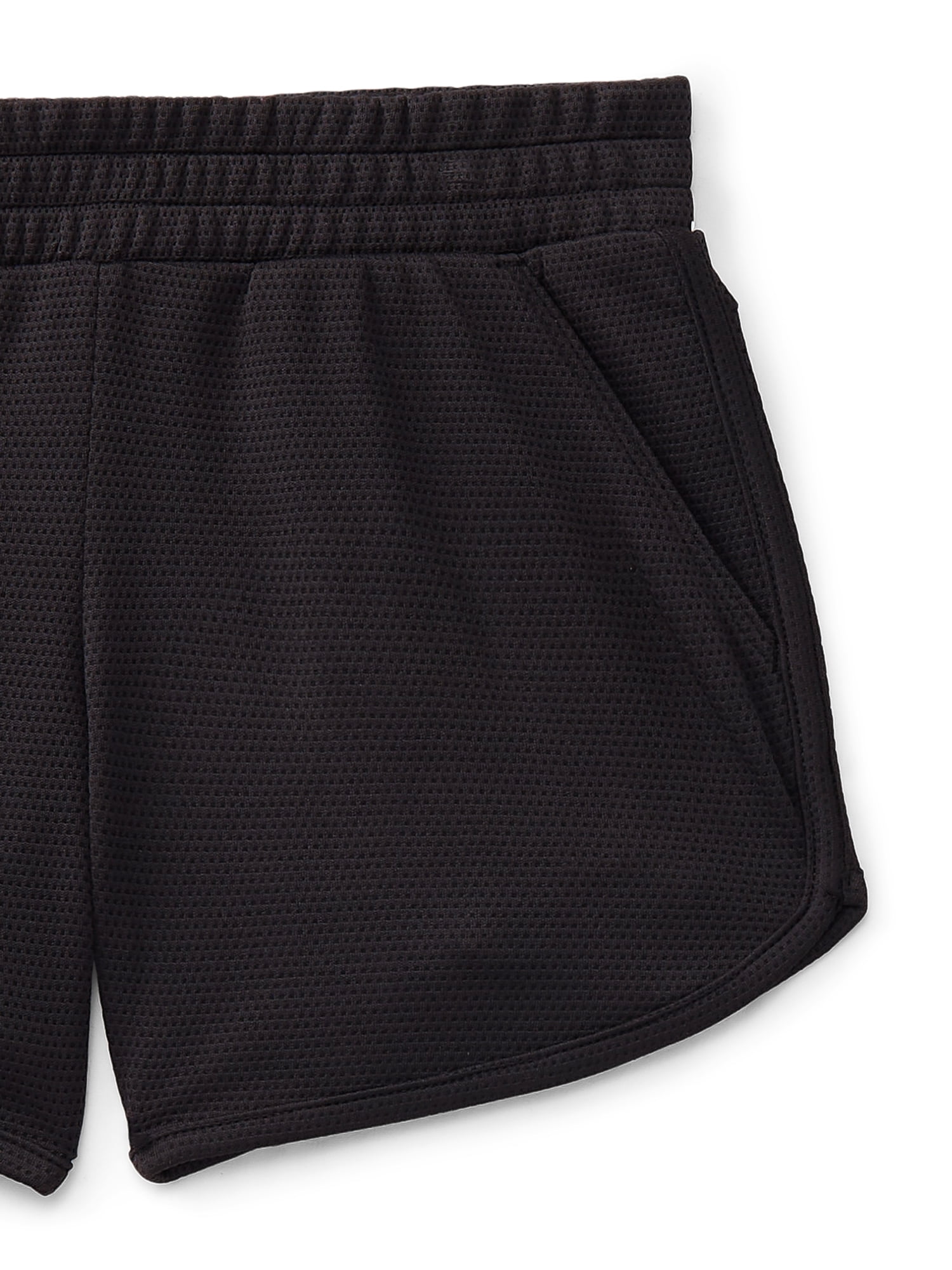 Athletic Works Girls Active Core Shorts, 2-Pack, Sizes 4-18 Plus