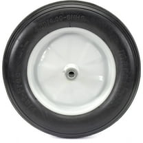 Marathon 8 in. D X 15.5 in. D 500 lb. cap. Centered Wheelbarrow Tire Polyurethane 1 pk