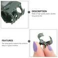 thumbnail image 2 of HOMEMAXS Orchid Support Clips for Plants 200pcs Durable Plastic Green Plant Gripper 0.8x1.5 inches, 2 of 8