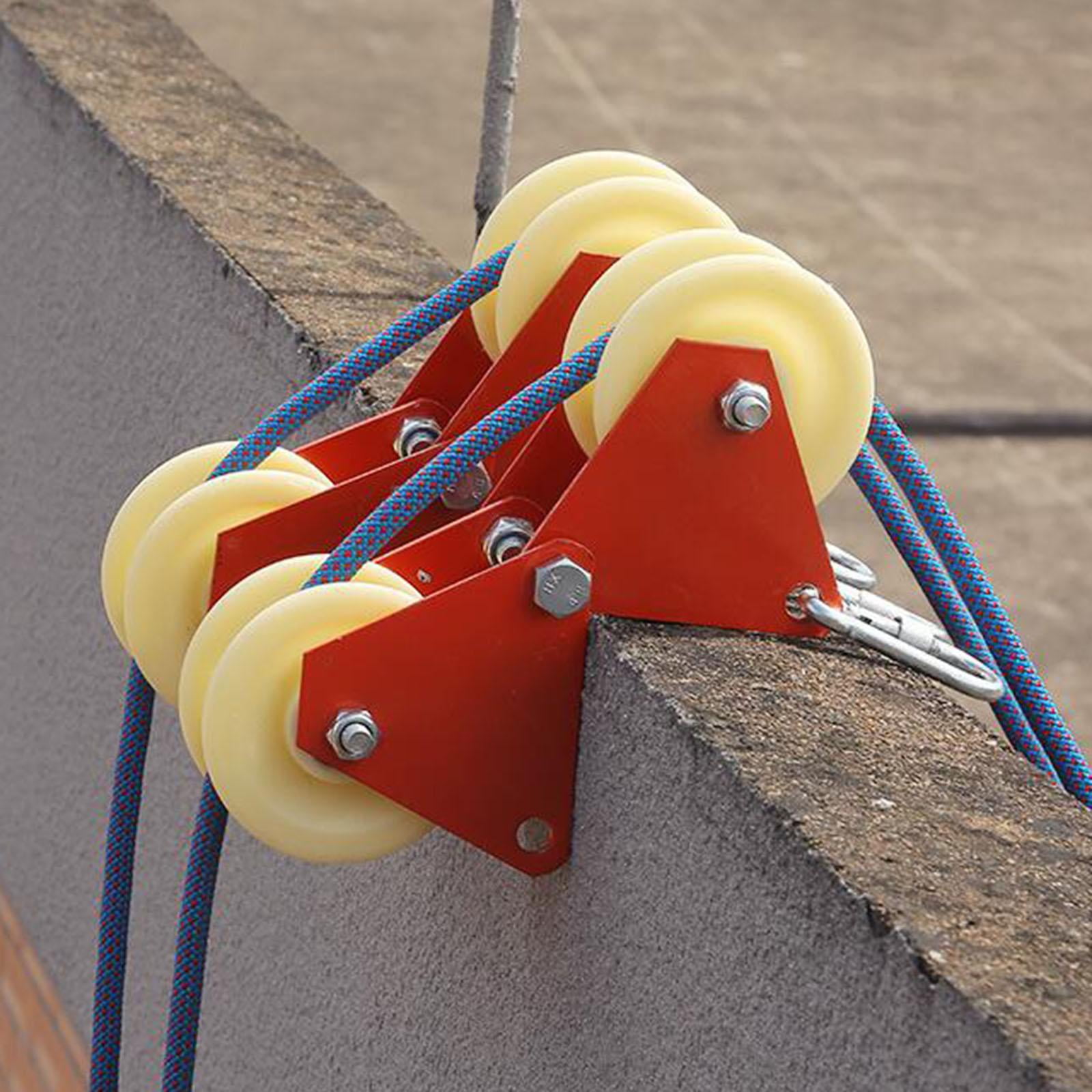 Wswqop Climbing Cave Research Rope Protection Coat Protection Wheels Friction Reduction
