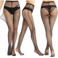 thumbnail image 2 of VEKDONE Fishnet Stockings, Black Fishnet Tights Thigh High Stockings Suspender Pantyhose, 2 of 5