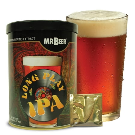 Mr Beer Refill Ipa Mr. Beer Long Play IPA Craft Beer Refill Kit, Contains Hopped Malt Extract Designed for Consistent, Simple and Efficient Homebrewing ()