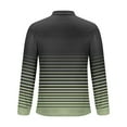 thumbnail image 4 of COSFO Men Polo Shirts Golf Striped Casual Quick Dry Long Sleeve Shirts Slim Fit Quarter Zip Collared Graphic Tees, 4 of 5