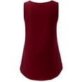 thumbnail image 4 of Women's V-Neck Tee with Sleeveless Dressy Casual Shirts 2026 Spring Summer Tank Tops, 4 of 8