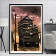thumbnail image 1 of Pintura en lienzo de Anime japonés, póster impreso, sala de estar de pared para imágenes artísticas, película de Spirited Away, Hayao Miyazaki, 1 of 4