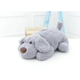 thumbnail image 4 of Plush Puppy Dog Tissue Caja de la cubierta del coche titular Organizador Decoración del hogar Café + Gris, 4 of 9