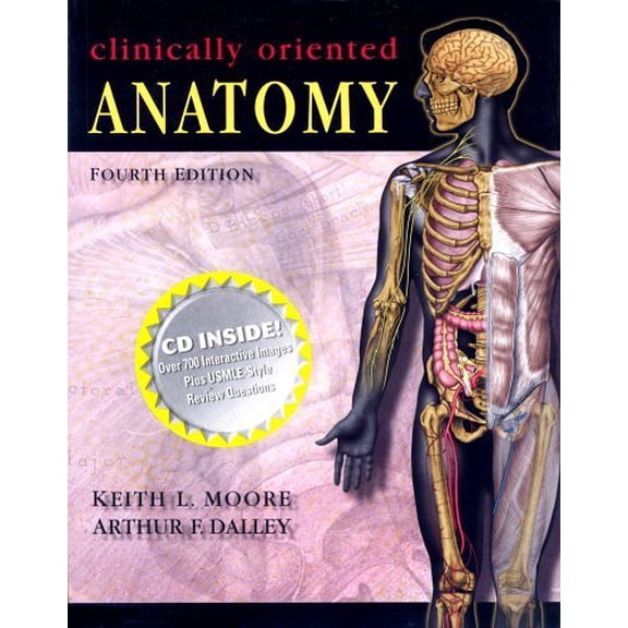 Pre-Owned Clinically Oriented Anatomy, Fourth Edition, and Dynamic Human Anatomy, Student Version, 1.0 [With CDROM] (Paperback) 0781759366 9780781759366