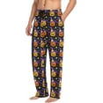 thumbnail image 5 of FREEAMG Cartoon Pumpkins Pajama Pants for Men, Men's Separate Bottoms, Comfortable Sleep Lounge Pj Pants, 5 of 7