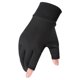 thumbnail image 5 of Guantes de ciclismo antideslizantes, transpirables, pantalla táctil, finos, de seda helada, medio guantes sin dedos, 5 of 5