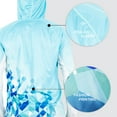 thumbnail image 6 of Men's UPF 50+ Sun Protection Hoodie Shirts Fishing Shirt Outdoor Clothing Blue L, 6 of 8