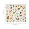 thumbnail image 3 of Sikiie Dogs Funny Pets tapestry wall hanging home decor for bedrooms, living rooms, dorms 60x51in, 3 of 6