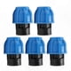 thumbnail image 1 of 5-Pack Quick Connect Plumbing Fittings Kit, 25mm x G1/2 Female Thread Straight Coupler for Water Pipes, 1 of 5