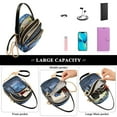 thumbnail image 5 of FORMRS Crossbody Bag for Women Quilted Travel Shoulder Cell Phone Purse with Chain Strap Handbag, Window Space, 5 of 7