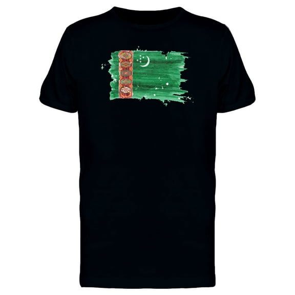 Brush Painting Of Turkmenistan Tee Men's -Image by Shutterstock