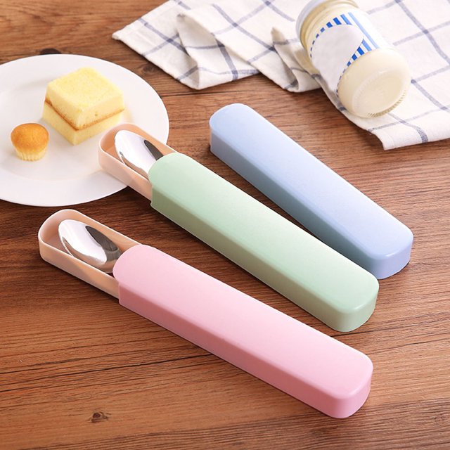 Portable Travel Stainless Steel Spoon Chopsticks Cutlery Set with Carry Case