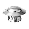 thumbnail image 4 of 304 Stainless Steel Chimney Rain Cover Round Exhaust Pipe Roof Cap | Rustproof Ventilation Protection | Integrated Hydraulic Molding | Fits Various Duct Sizes | 1 Pack, 4 of 8
