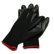 36 Pairs Industrial Grade Nitrile Dipped Grey Nylon Gloves Size: Small
