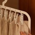 thumbnail image 4 of FONDOTIN Foldable Clothes Drying Rack White PP 2PCS, 4 of 7