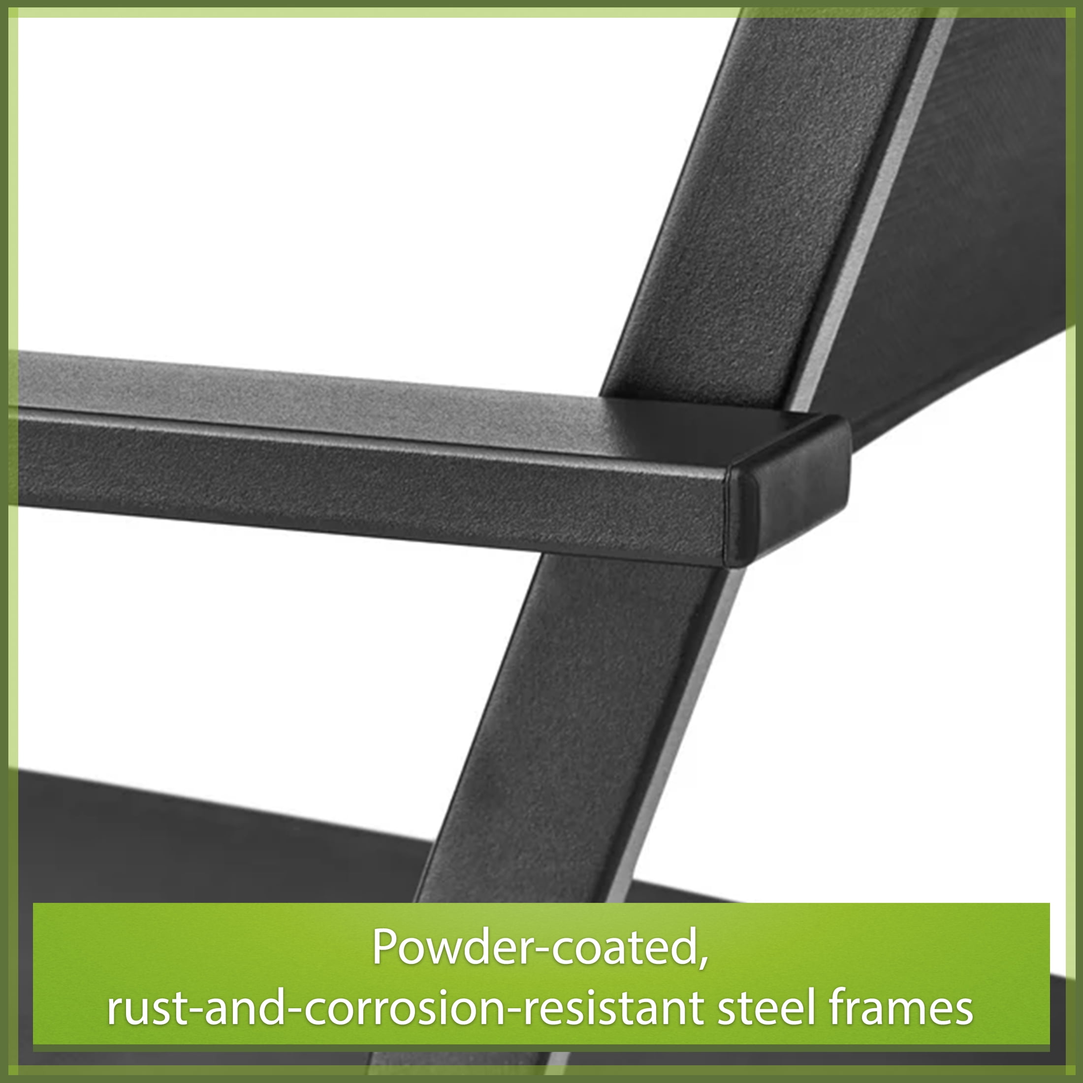 Mainstays Dashwood 7-Piece Steel Outdoor Dining Set, Black