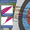 thumbnail image 3 of Arrows Spin Vanes, 50 Pack 1.8 Inch Plastic Arrow Fletching for DIY Shooting Pink, 3 of 5