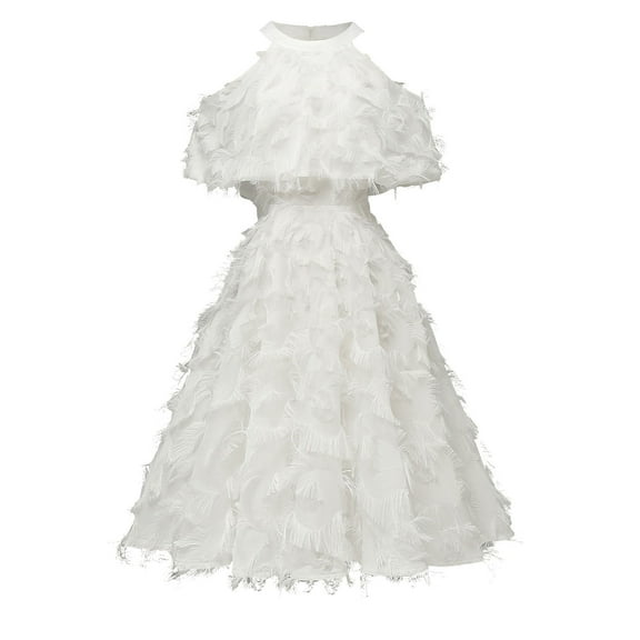 Lilgiuy Women's Mesh Hot Drill Diamond Inlaid Suspender Long V-neck Dress Suspender V-neck Dress Tummy Control Workout Skirt Clearance