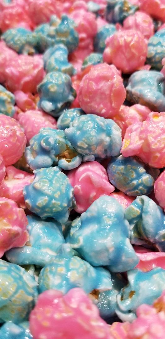 Pink & Blue Gender Reveal Cotton Candy Popcorn 2 Gallon(34 36 cups