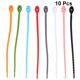 thumbnail image 2 of GOOHOCHY 10 bridas de silicona reutilizables para cables de datos, anillos de fijación autoblocantes y bucles (colores surtidos)., 2 of 7