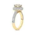 thumbnail image 4 of IGI Certified 2 Carat Princess Shape Lab Grown Diamond Engagement Ring | 14K Yellow Gold | Luxoré Vintage Allure Diamond Ring | FG-VS1-VS2 Quality Friendly Diamonds, 4 of 6