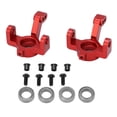 thumbnail image 1 of Copa de dirección de coche RC, piezas mejoradas de aleación de aluminio, brazo articulado para Traxxas Latrax Teton 1/18 Crawler rojo, 1 of 14
