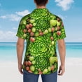 thumbnail image 4 of Fuzoiu Cactus And Succulents Print Hawaiian Shirt for Men, Summer Beach Casual Short Sleeve Button Down Shirts, Men’s Beach Summer Shirts with Pocket,XX-Large, 4 of 7