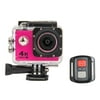Durable ABS Action Camera Wide angle HD 4K Underwater Waterproof Video Recording Cameras Sport Cam pink