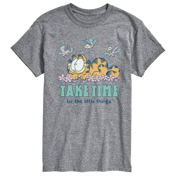 Garfield - Take Time Little Things - Men's Short Sleeve Graphic T-Shirt