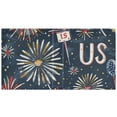 thumbnail image 2 of Us Fireworks Flags 3 Ring Binders 1.5 inch Hardcover File Folders with Interior Pockets A4 Size Organizer for School Office Hospital Set of 2, 2 of 8