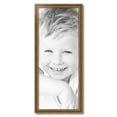 thumbnail image 2 of ArtToFrames 13x32 inch Muted Gold Glow Picture Frame, Gold MDF Poster Frame (4680), 2 of 8