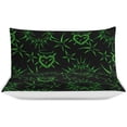 thumbnail image 3 of HAHDAXIA Heart Punk Patterm Bedding Solid Comforter Set for All Seasons,3 Pieces(1 Comforter+2 Pillowcases),Soft Microfiber Bedding Set Full(79"x90"), 3 of 7