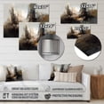 thumbnail image 4 of Designart "Delicate Brushstroke Abstract IV" Abstract Metal Wall Art, 4 of 5