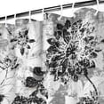 thumbnail image 3 of Pioneer Flower Floral Print Pattern Shower Curtain 72"x72" ,Bathroom Decorative Shower Curtains Set with 12 Hooks,Modern Waterproof Washable Shower Curtain, 3 of 6