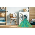 thumbnail image 2 of Ahgly Company Machine Washable Indoor Rectangle Transitional Lime Mint Green Area Rugs, 2' x 3', 2 of 7