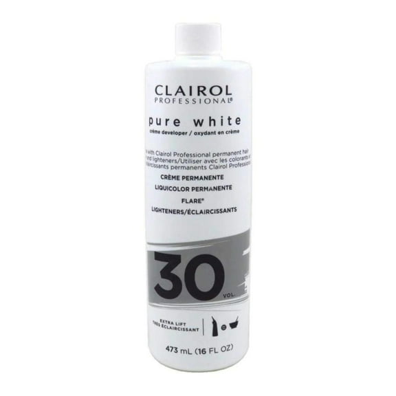 Clairol Pure White 10 Volume Creme, 16 oz