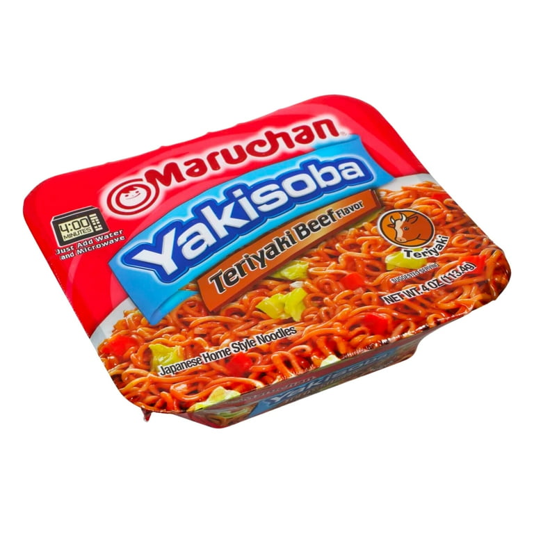 Maruchan Yakisoba Teriyaki Beef Flavor Noodles (4 oz., Pack of 6