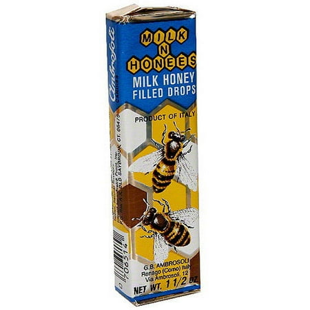 Honees Milk & Honey Filled Candy, 1.50 oz (Pack of 24)