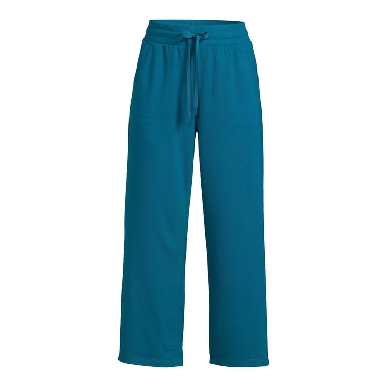 ☆AVANDRESS☆ Hammer Wide Pants LIGHT BLUE AV43PT21LTB Athletic Works Women's Wide Leg Cropped Pants, Sizes XS-XXXL