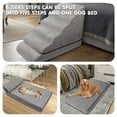 thumbnail image 6 of INRLKIT 30"H 6 Tier Extra Wide Dog Stair/Step for High Bed and Couch, Non-slip Pet Stair/Step for Small, Old and Injured Dogs/Cats, Grey, 6 of 7