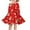 Xmas Trees Reindeer, variant on Renewold Baby Girl Twirl Dress for Christmas Birthday Gifts Xmas Trees Reindeer Long Sleeve Scoop Neck Skater Dresses High Waistline Knee Length Dress Size XS