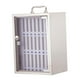 thumbnail image 5 of Organizador de almacenamiento para teléfono con asa y caja de almacenamiento de acero inoxidable con cerradura. 24 ranuras, 5 of 9